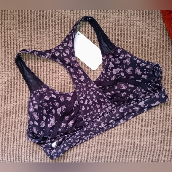 🆕Fabletics | Kessler Sports Bra II Medium Impact in Shadow Sauvage Size XL - Picture 5 of 9